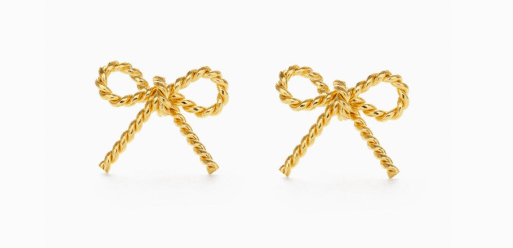 Bow Stud Earrings - Flea Boutiques
