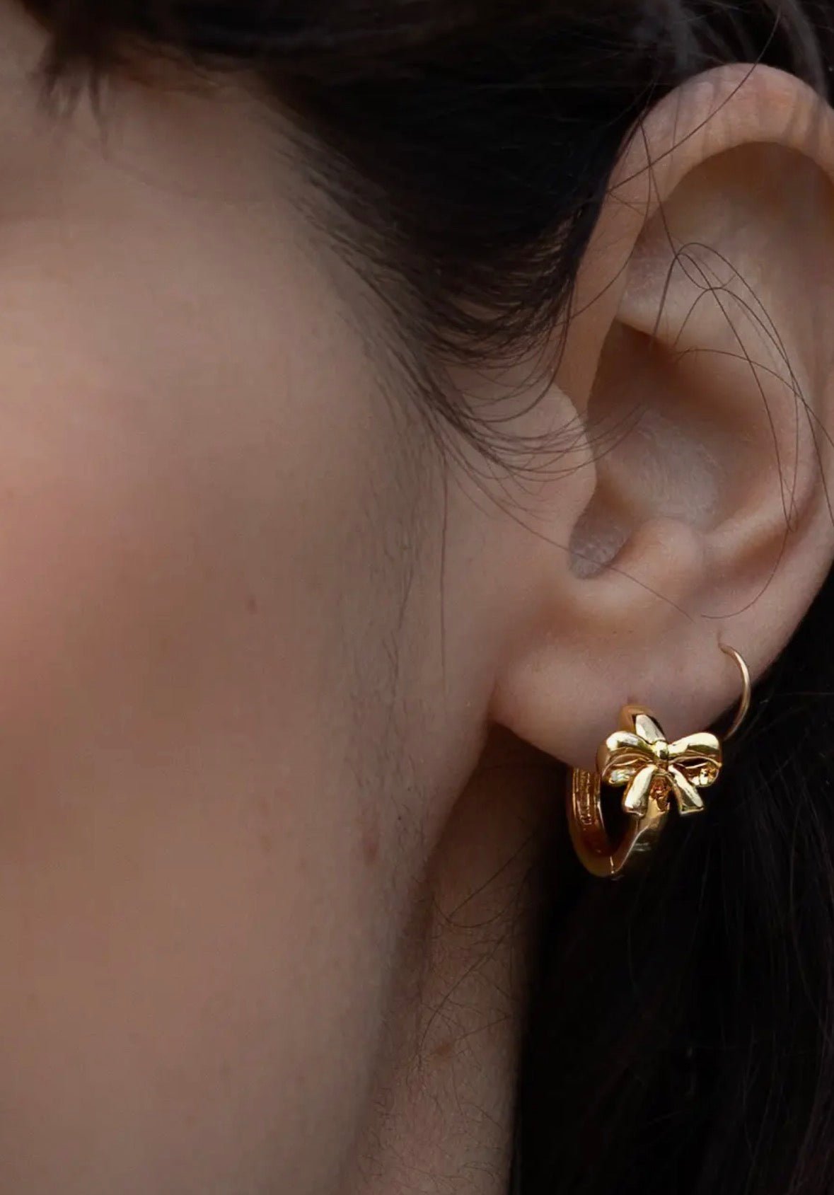 Bow & Tell Hoops - Flea Boutiques