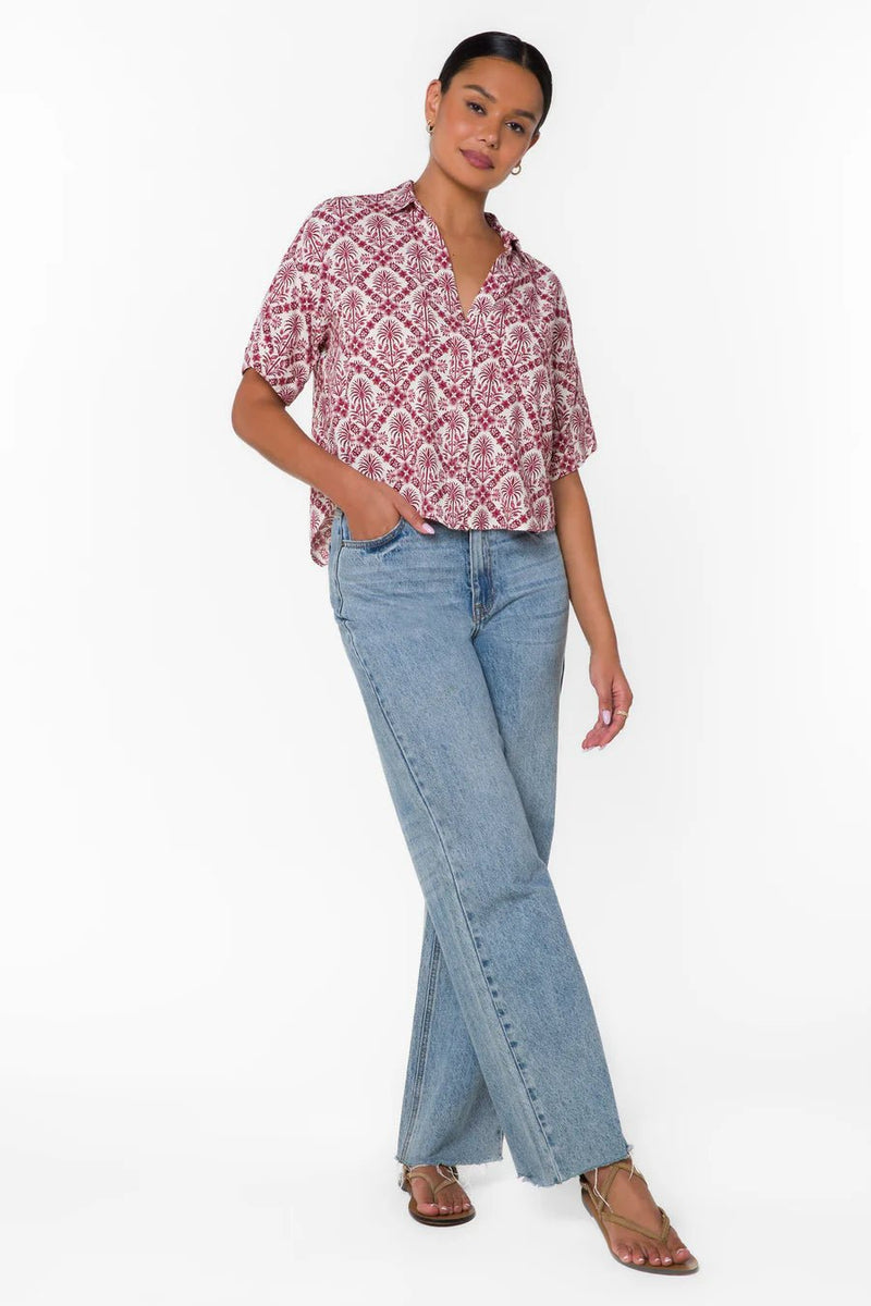 Brandon Short Sleeve Button Up - Flea Boutiques