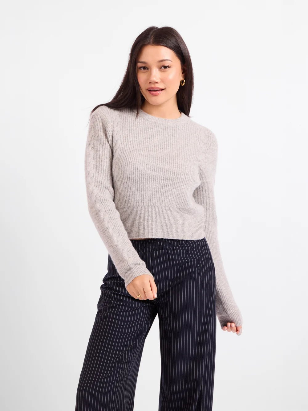 Bree Cable Knit Sweater - Flea Boutiques