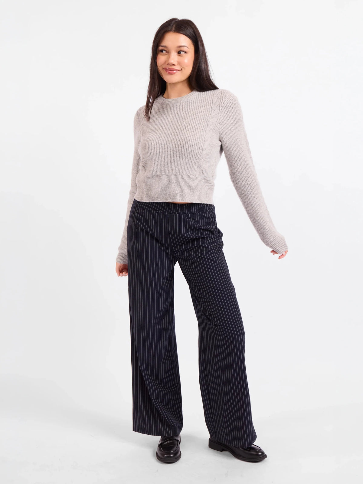 Bree Cable Knit Sweater - Flea Boutiques
