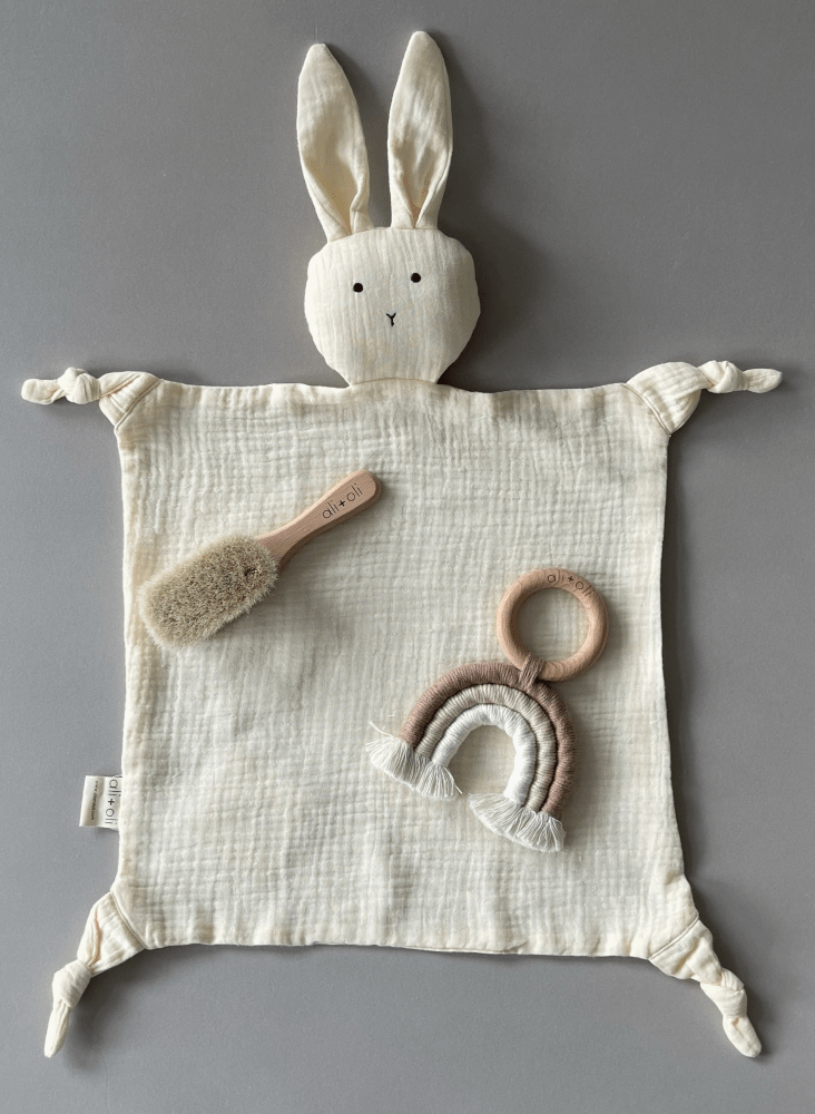 Bunny Cotton Cuddle Security Blanket - Flea Boutiques