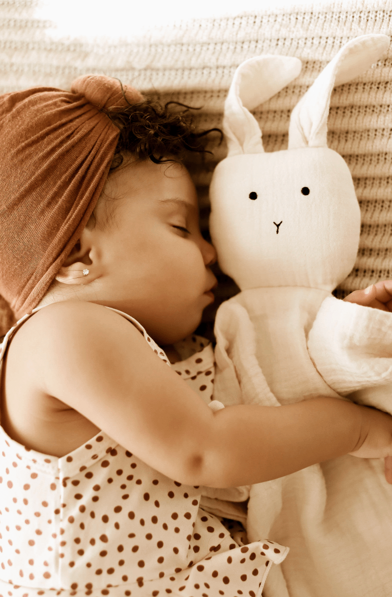 Bunny Cotton Cuddle Security Blanket - Flea Boutiques