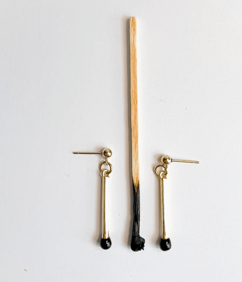 Burnt Out Earrings - Flea Boutiques