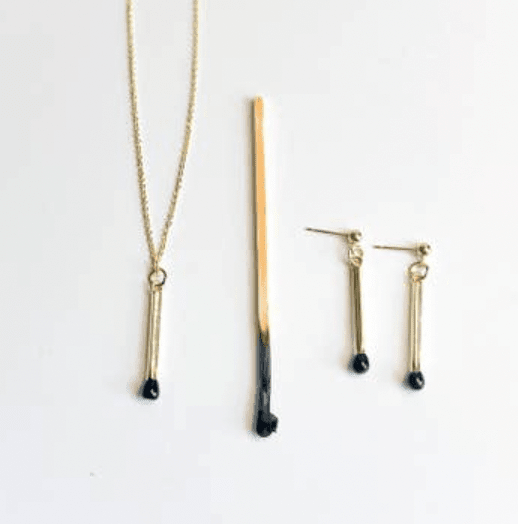 Burnt Out Earrings - Flea Boutiques