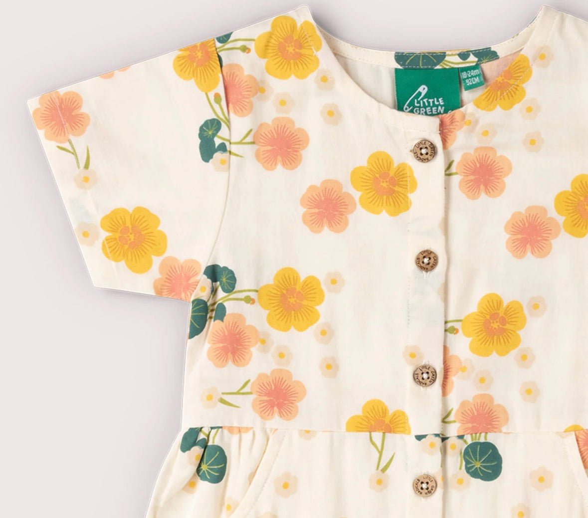 Button Through Dress - Flea Boutiques