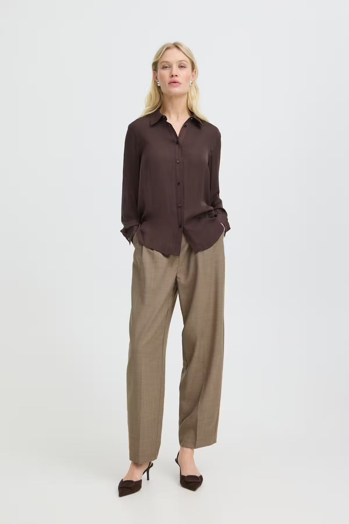 Byival Silky Shirt - Flea Boutiques