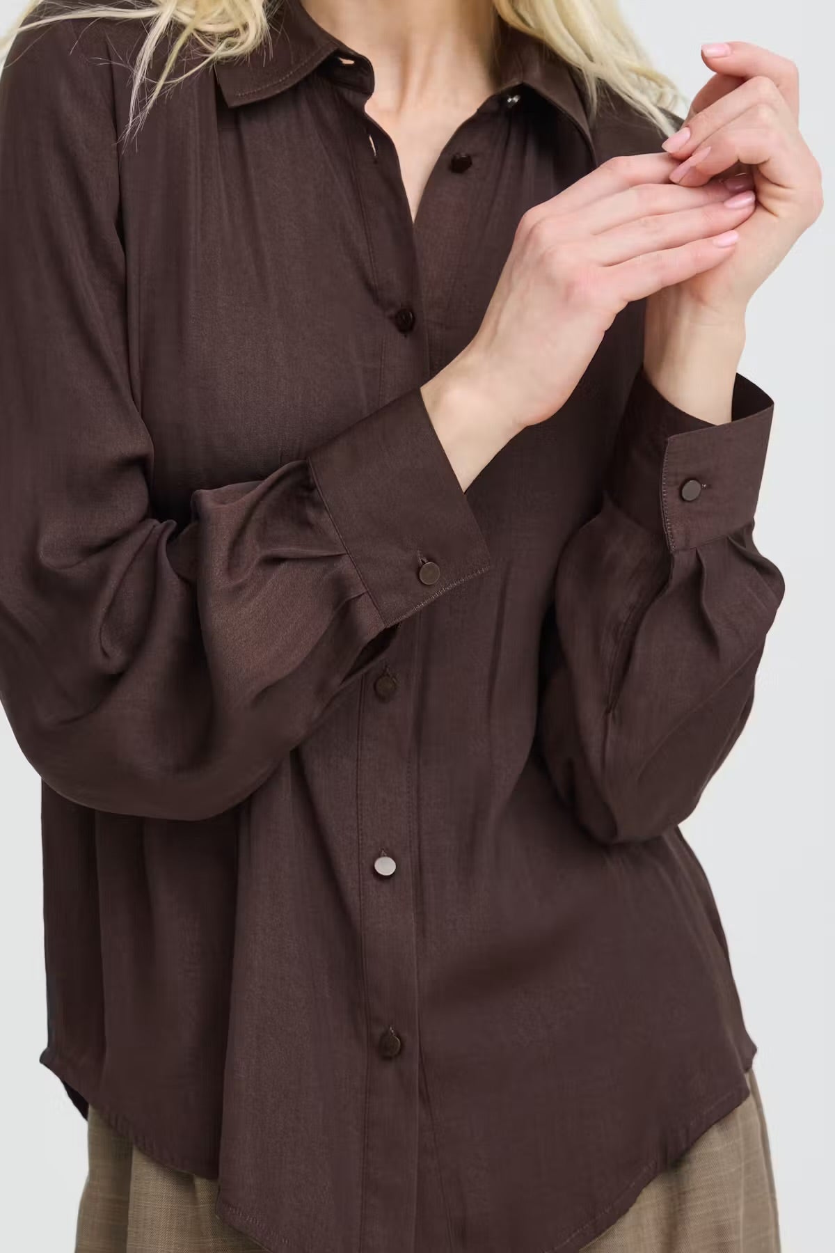 Byival Silky Shirt - Flea Boutiques