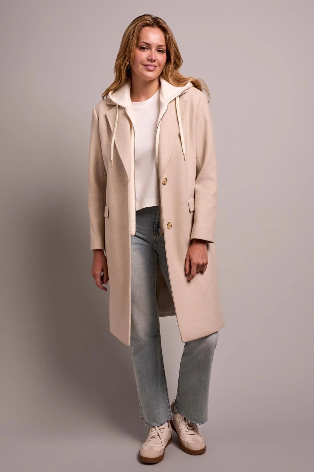 Car Coat W Hood Fooler - Flea Boutiques