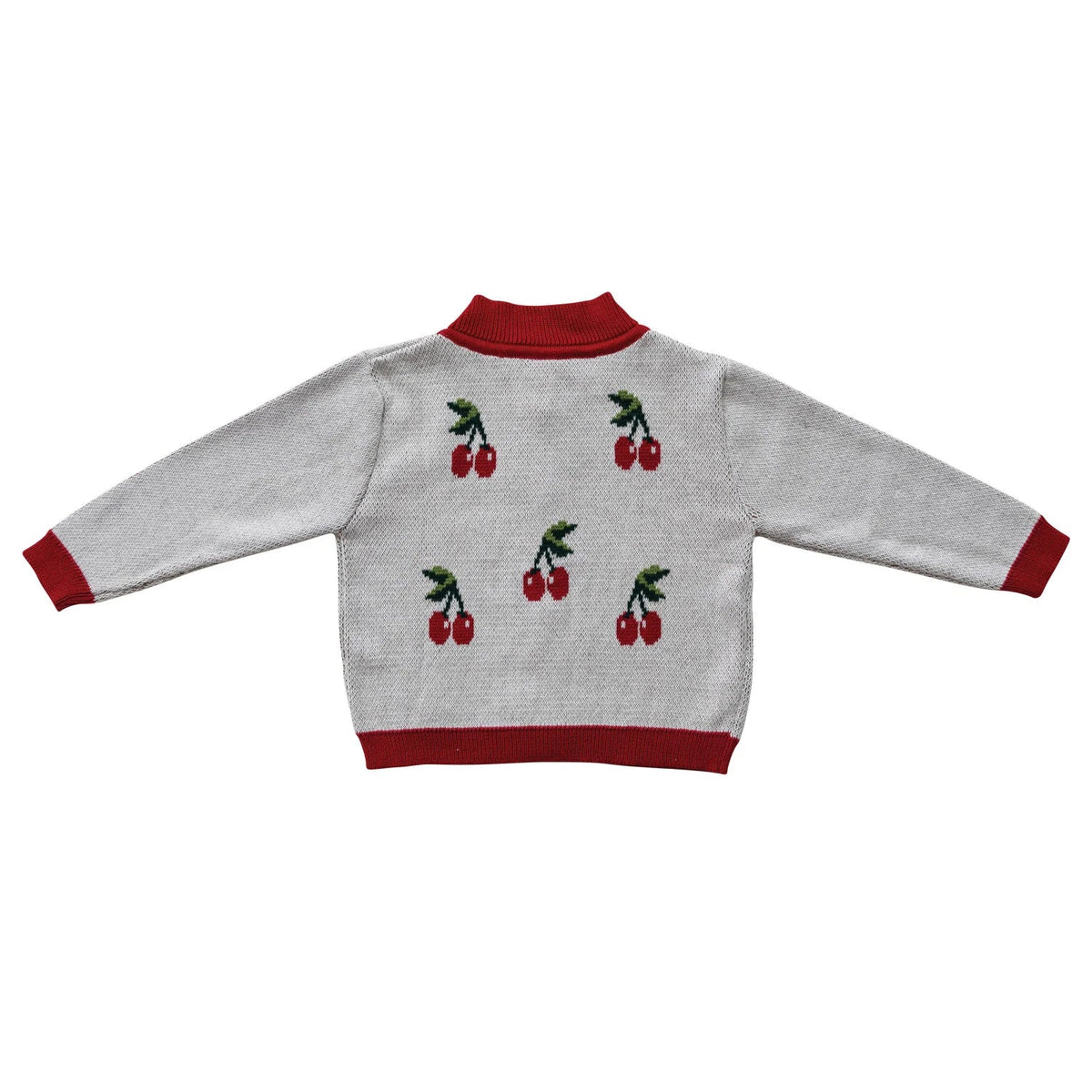 Cardigan Sweater with Cherries - Flea Boutiques