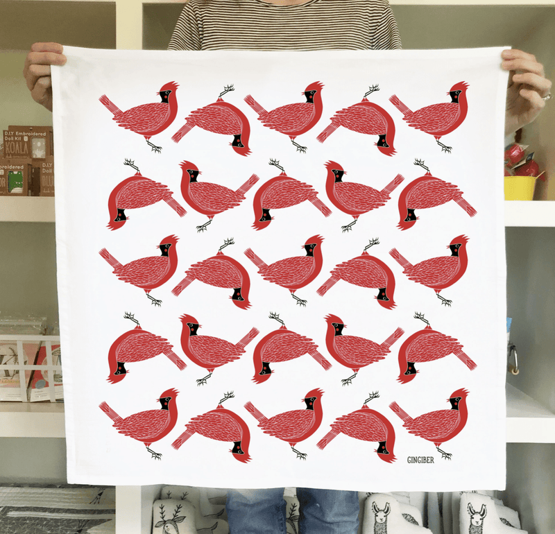 Cardinal Tea Towel - Flea Boutiques