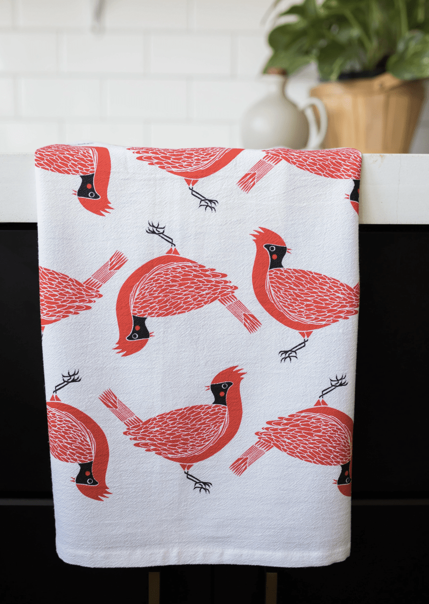 Cardinal Tea Towel - Flea Boutiques