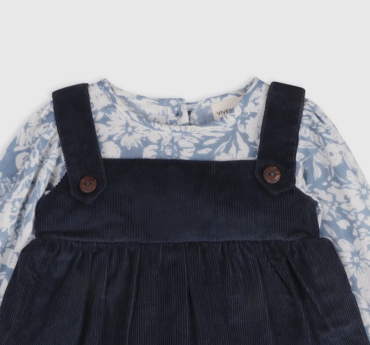 Cassis Pinafore Dress & Bloomers - Flea Boutiques