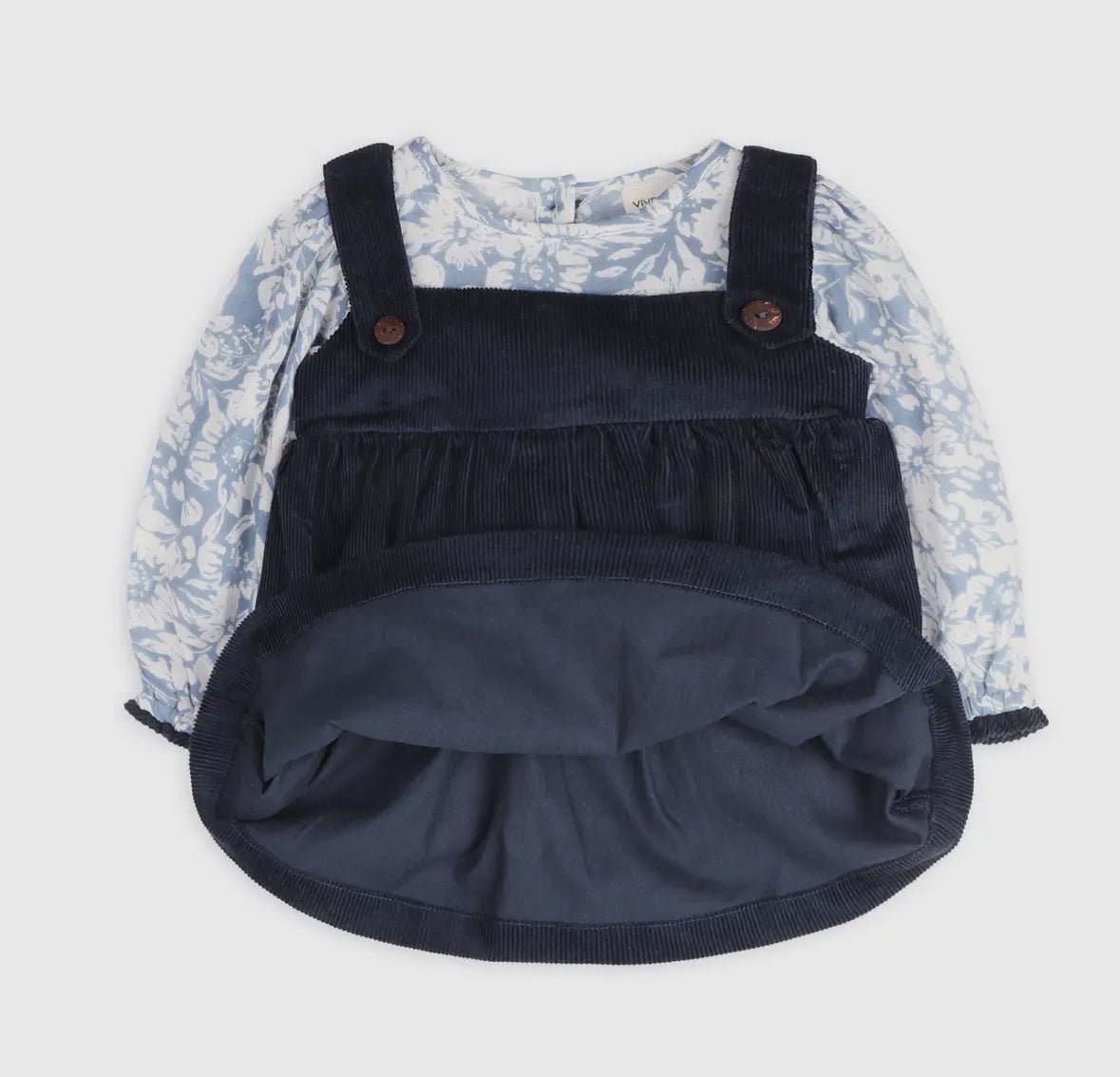 Cassis Pinafore Dress & Bloomers - Flea Boutiques