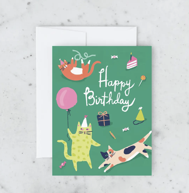 Cat Party Card - Flea Boutiques