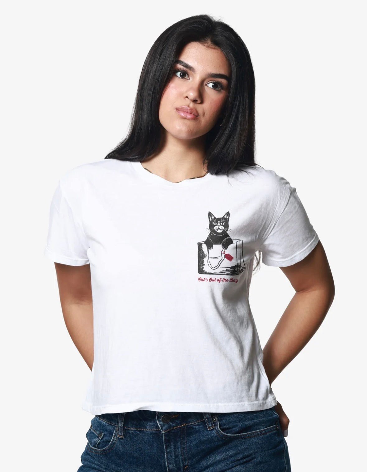 Cat's Out of the Bag Tee - Flea Boutiques