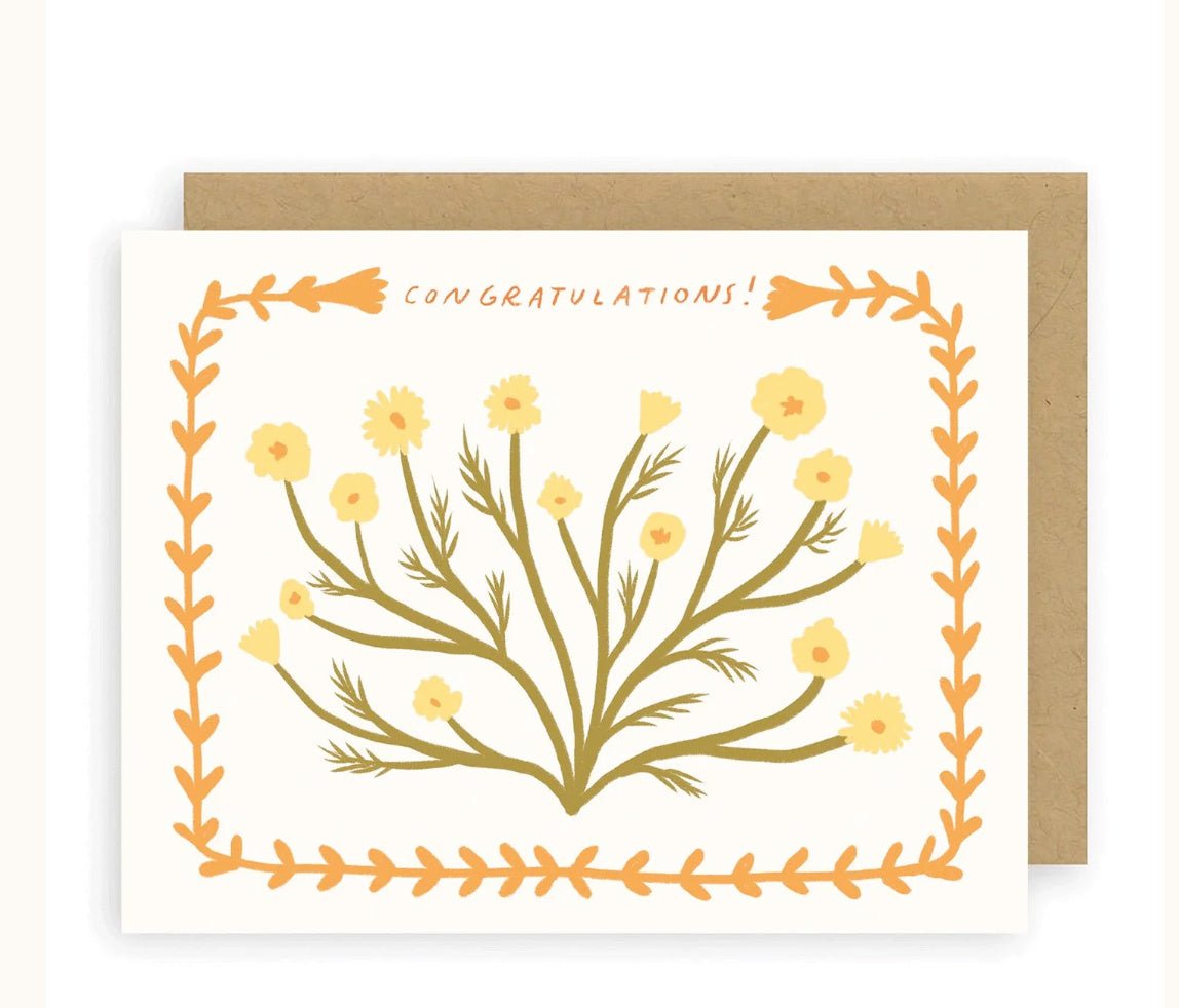 Chamomile Greeting Card - Flea Boutiques