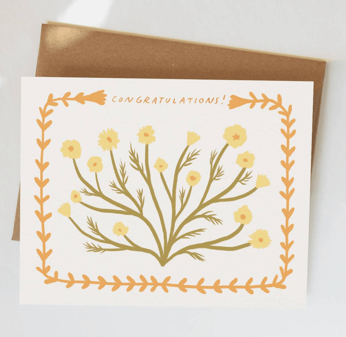 Chamomile Greeting Card - Flea Boutiques