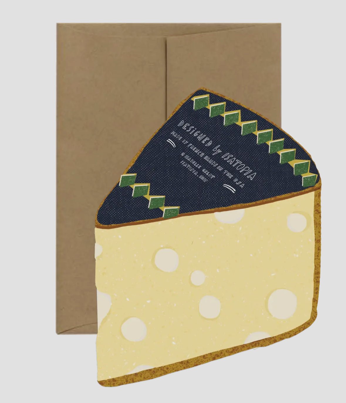 Cheese Die Cut Card - Flea Boutiques