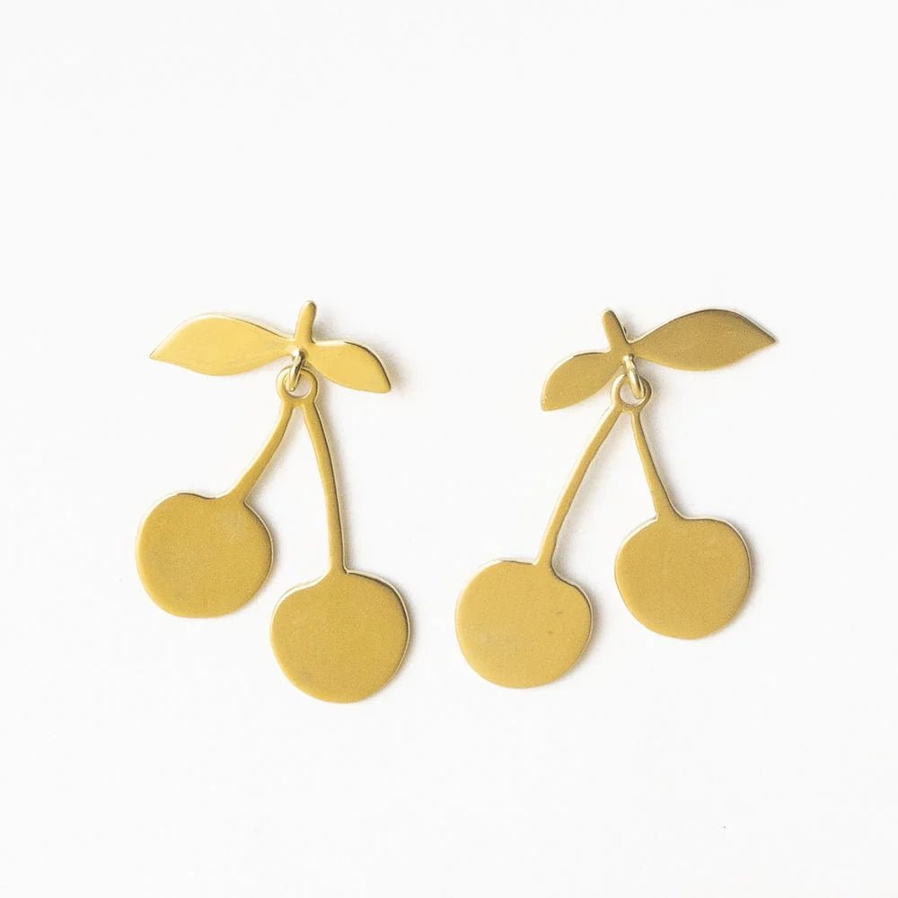 Cheri Cherry Dangle Earrings - Flea Boutiques