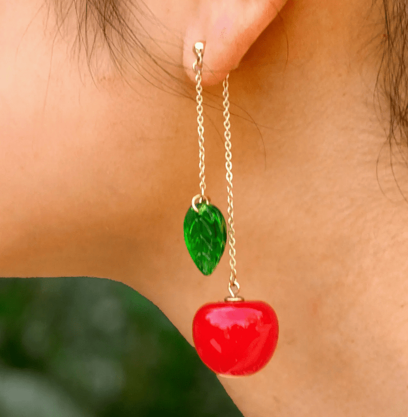 Cherry Bomb Layered Earrings - Flea Boutiques
