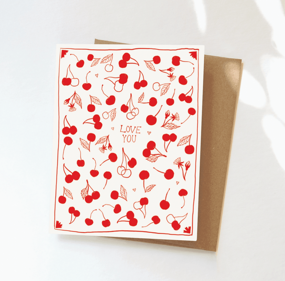 Cherry Love Greeting Card