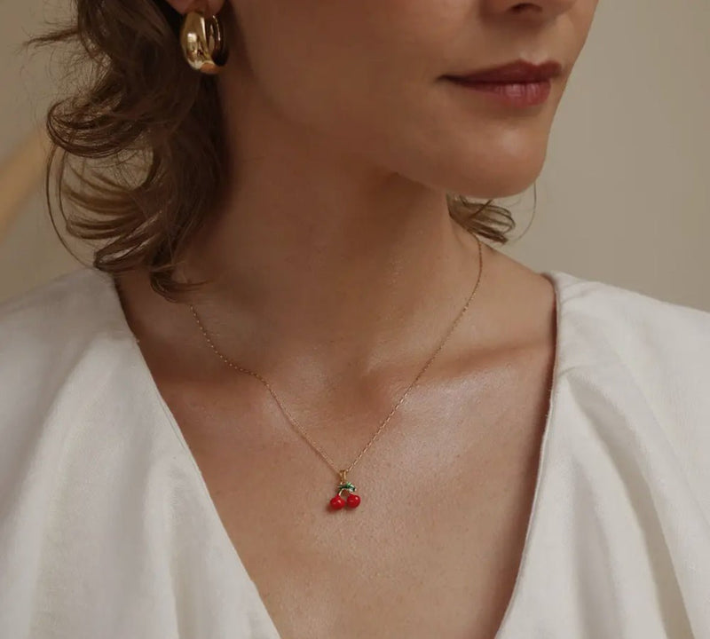Cherry Necklace - Flea Boutiques