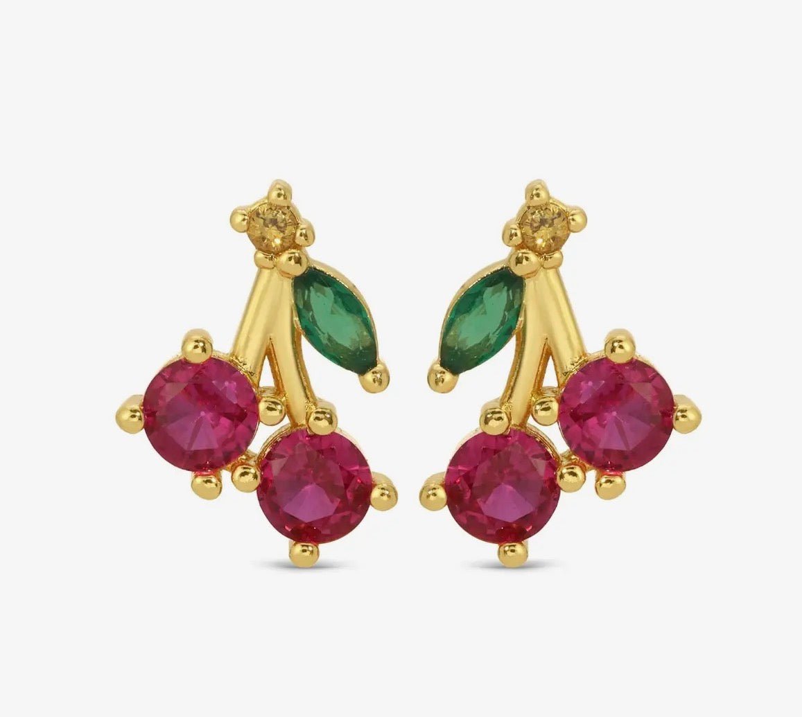Cherry Studs - Flea Boutiques