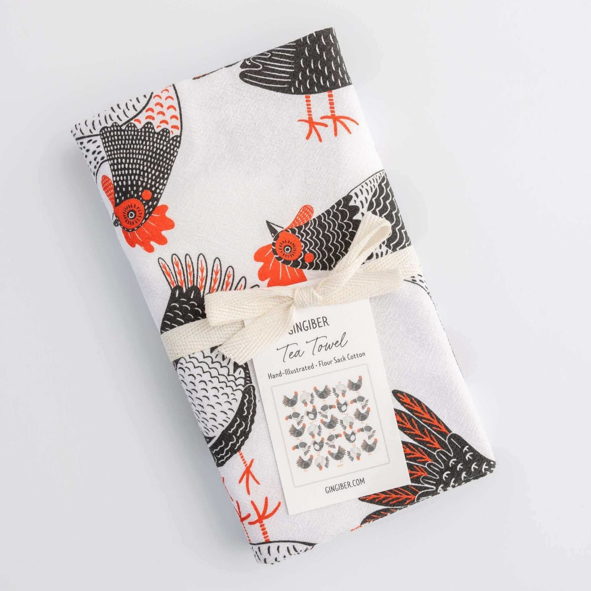Chicken Tea Towel - Flea Boutiques
