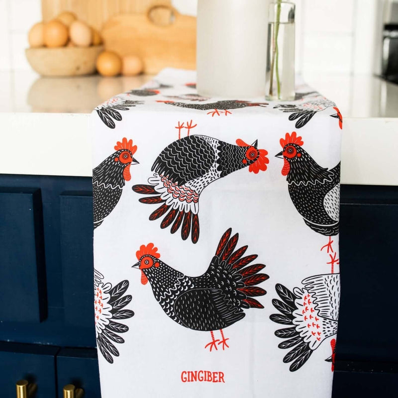 Chicken Tea Towel - Flea Boutiques