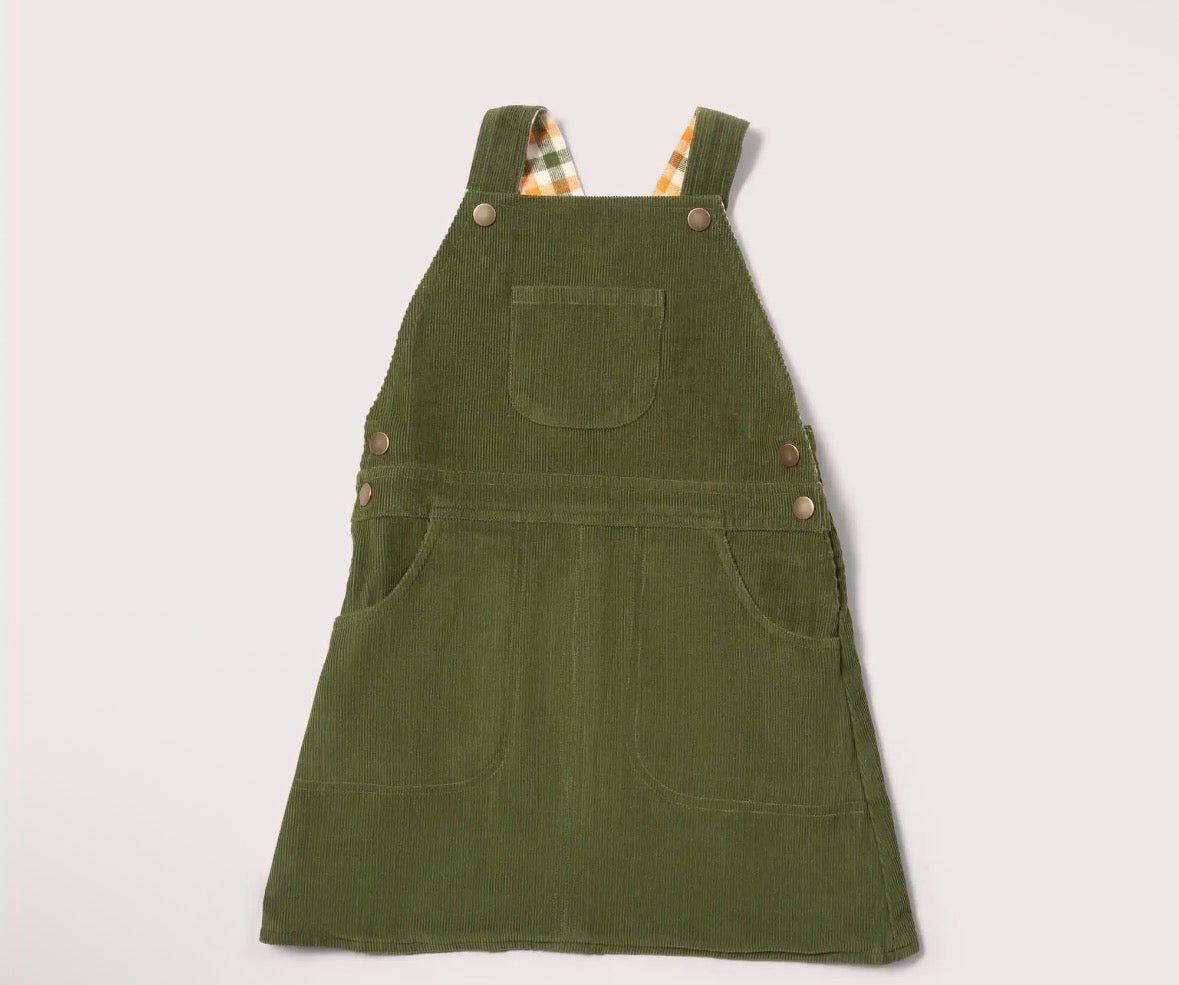 Chive Reversible Pinafore Dress - Flea Boutiques