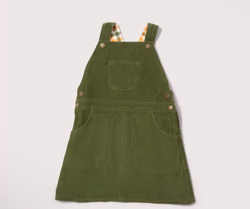 Chive Reversible Pinafore Dress - Flea Boutiques