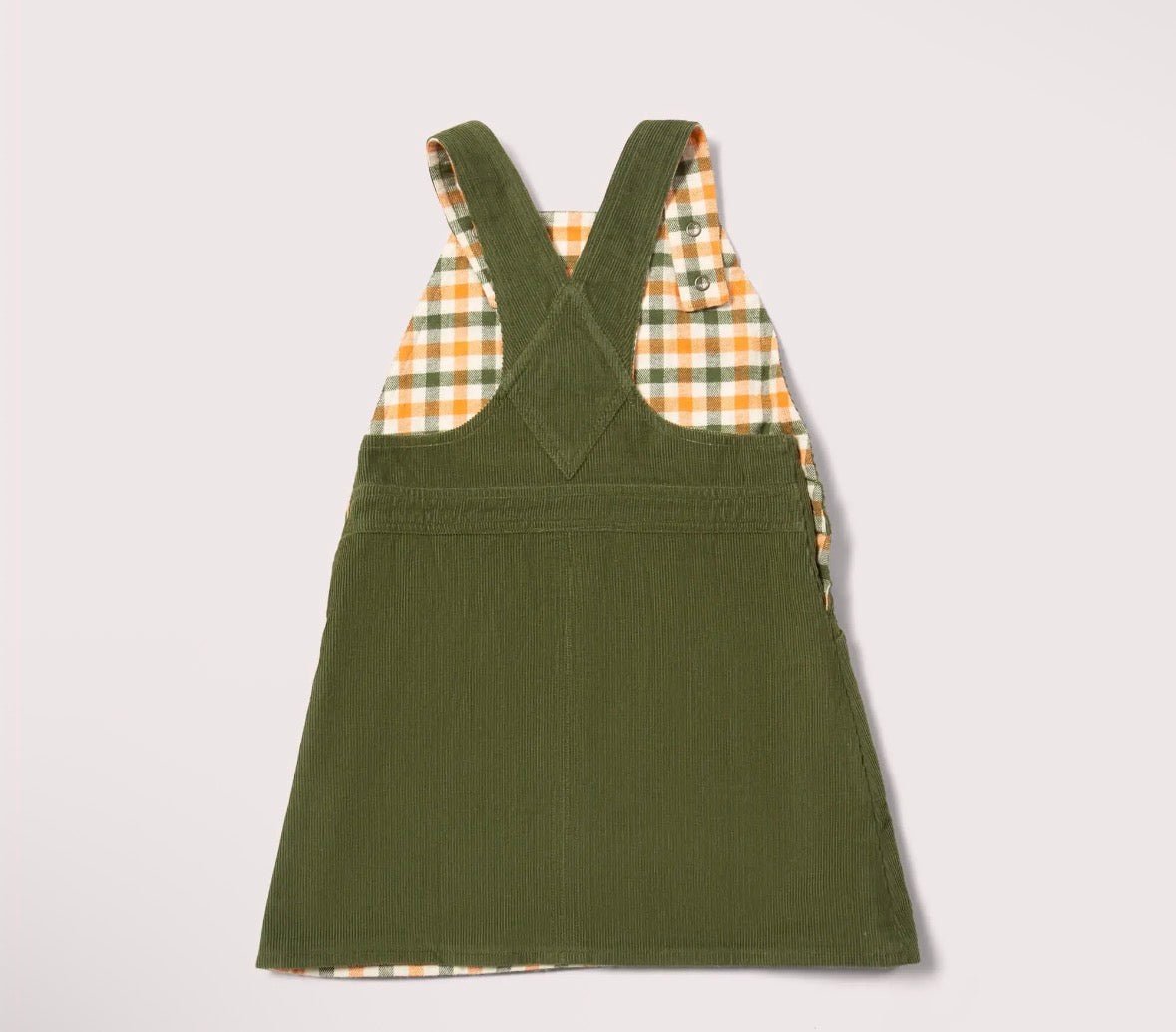 Chive Reversible Pinafore Dress - Flea Boutiques