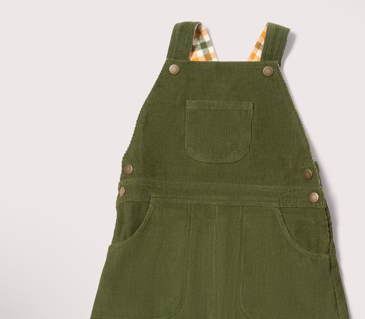 Chive Reversible Pinafore Dress - Flea Boutiques