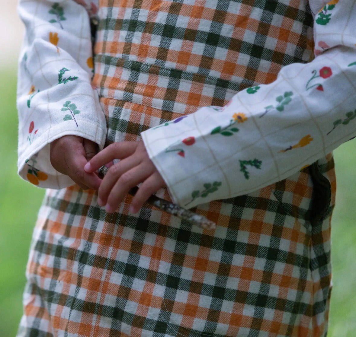 Chive Reversible Pinafore Dress - Flea Boutiques