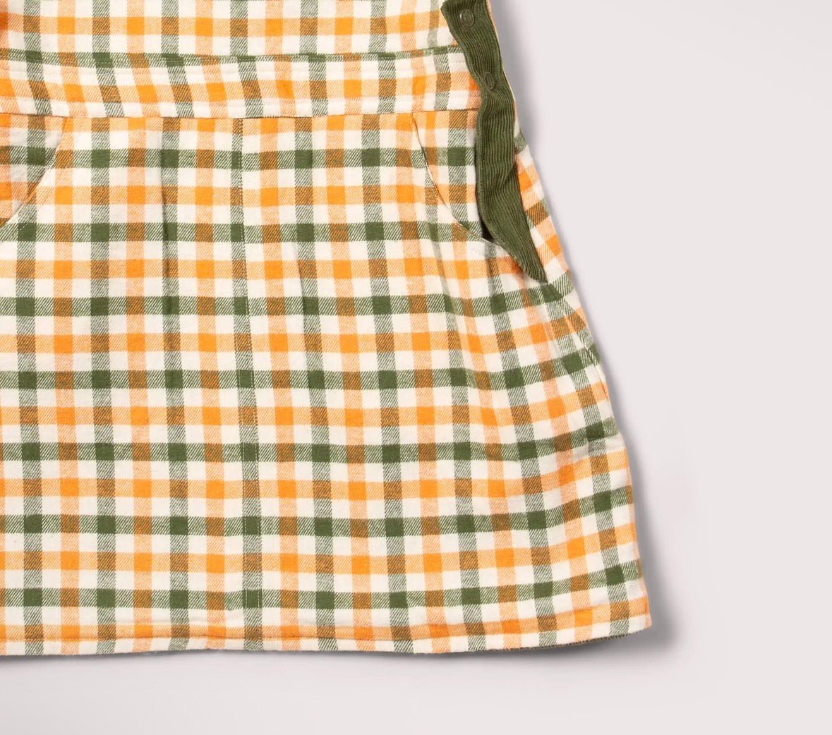 Chive Reversible Pinafore Dress - Flea Boutiques