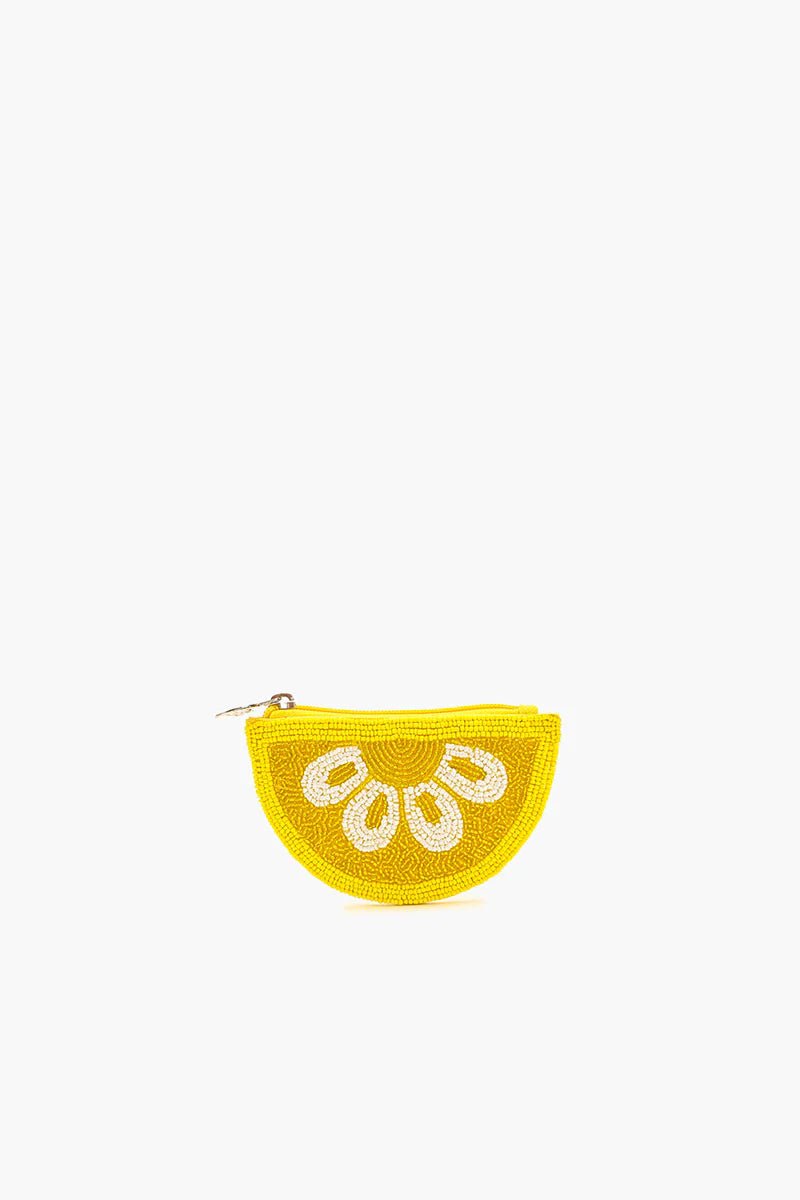 Citrus Splash Beaded Pouch - Flea Boutiques
