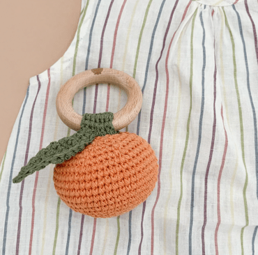 Clementine Teether Rattle - Flea Boutiques