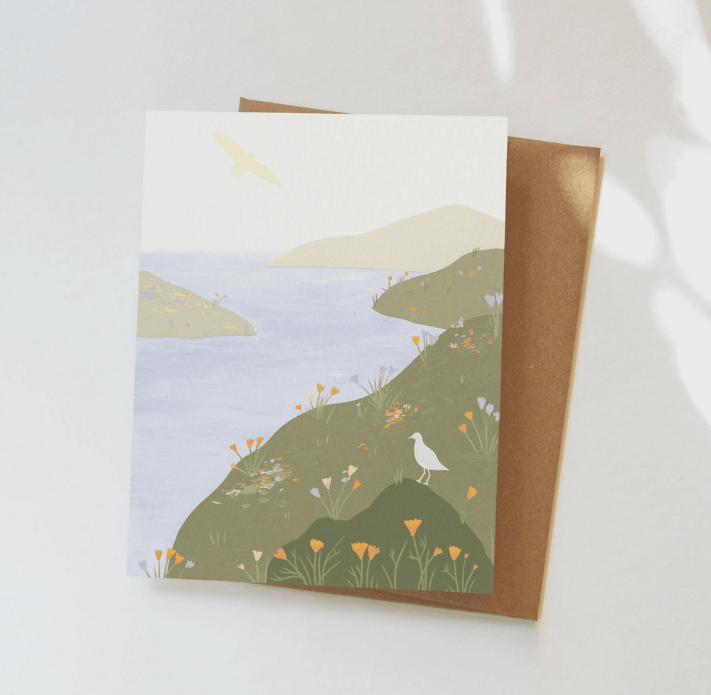 Coastal Cliffs Greeting Card