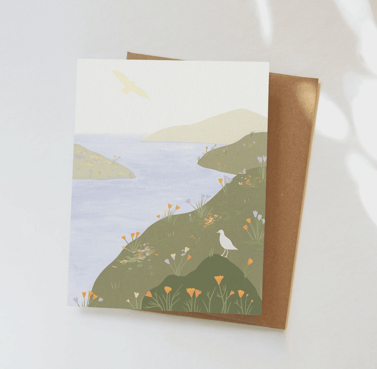 Coastal Cliffs Greeting Card - Flea Boutiques