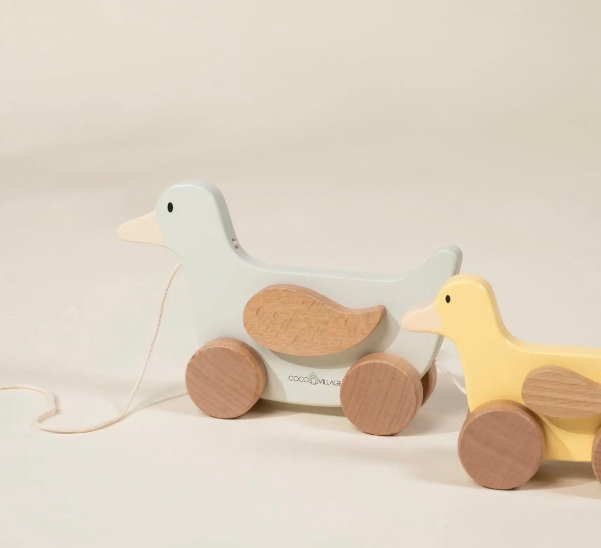 Coco Village Duck Family Pull Toy - Flea Boutiques