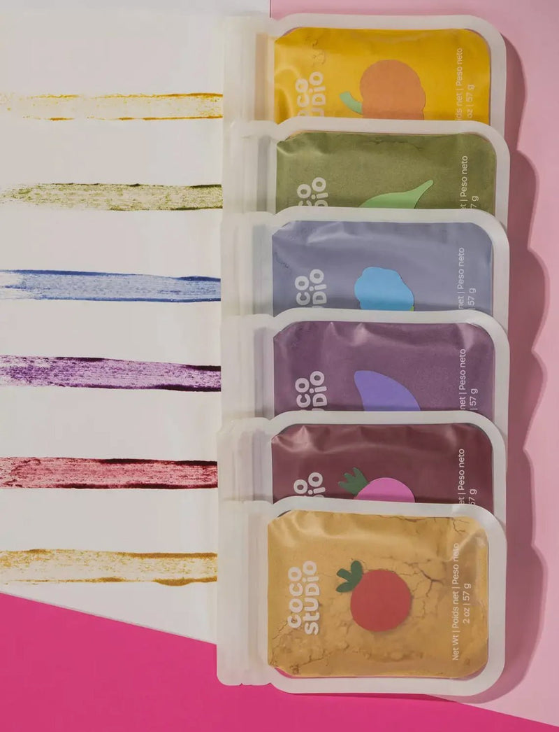 Coco Village Vegetable Powder Paint Set - Flea Boutiques