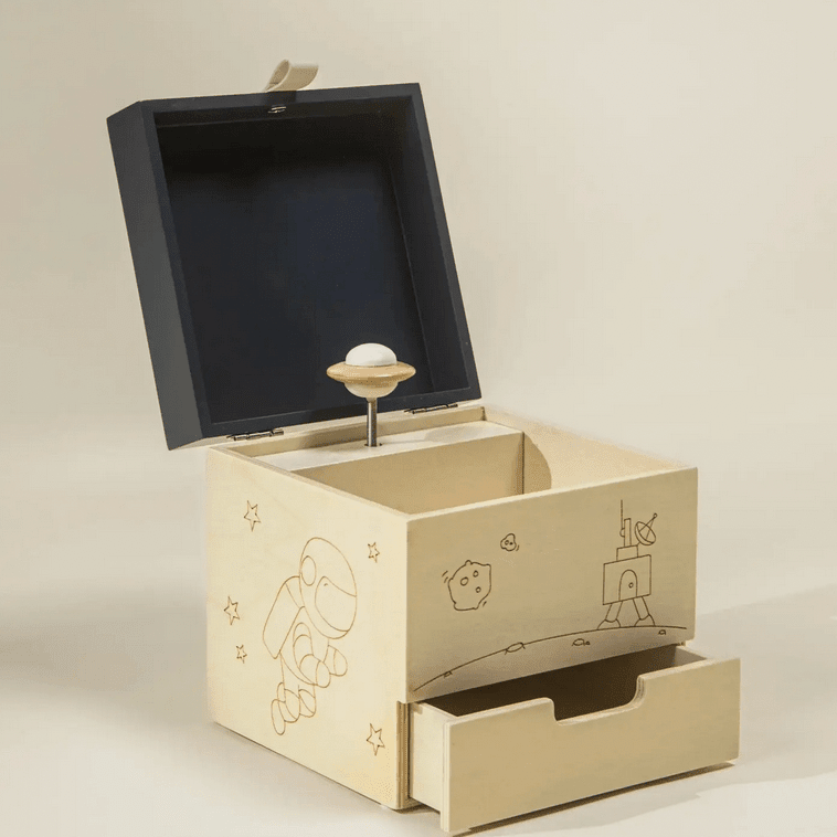 Coco Village Wooden Musical Souvenir Box - Flea Boutiques