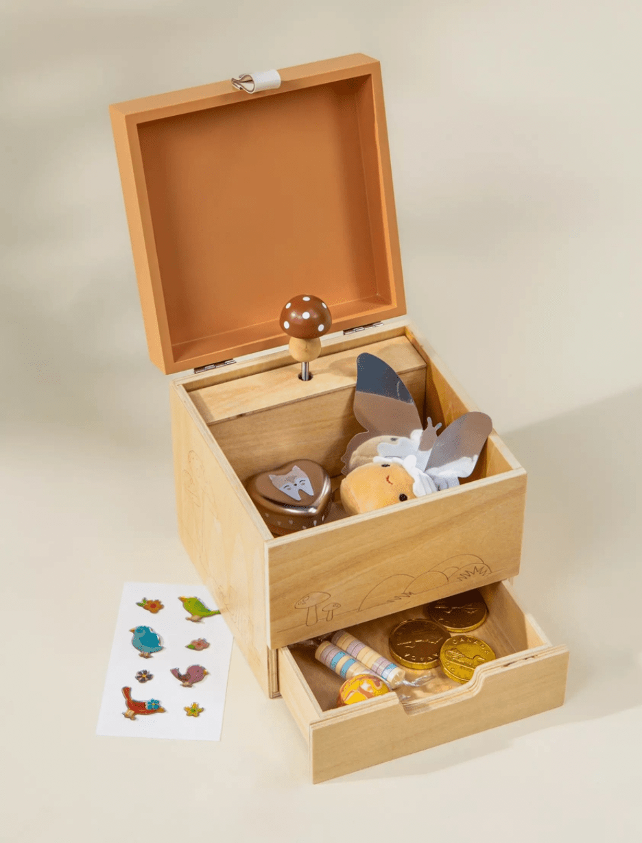 Coco Village Wooden Musical Souvenir Box