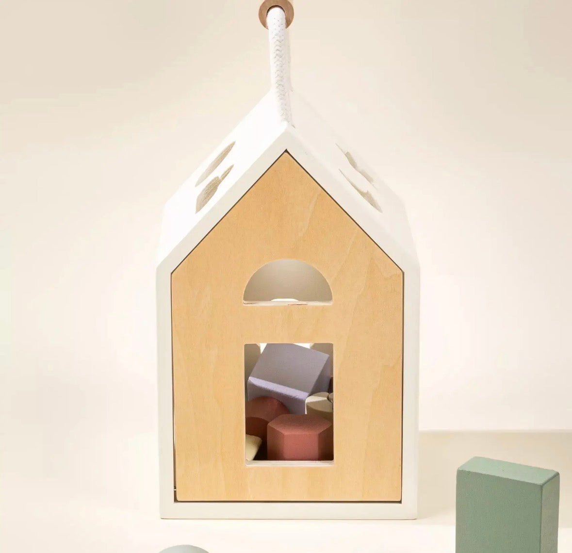 Coco Village Wooden Shapes Sorting House - Flea Boutiques