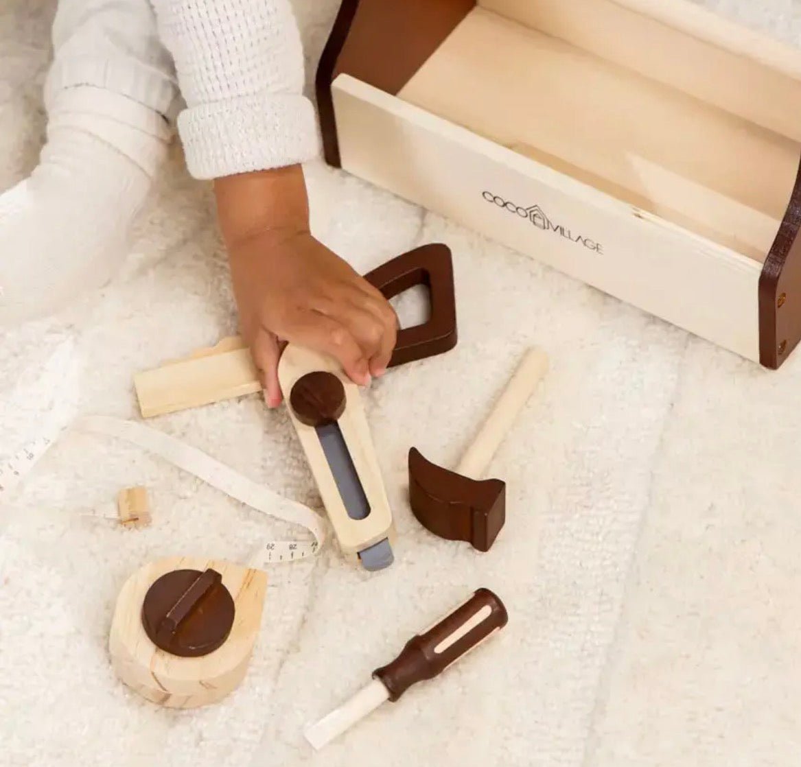 Coco Village Wooden Tool Playset - Flea Boutiques