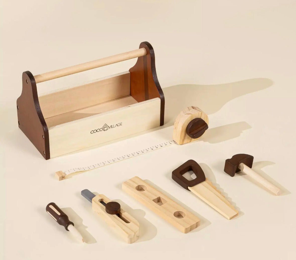 Coco Village Wooden Tool Playset - Flea Boutiques