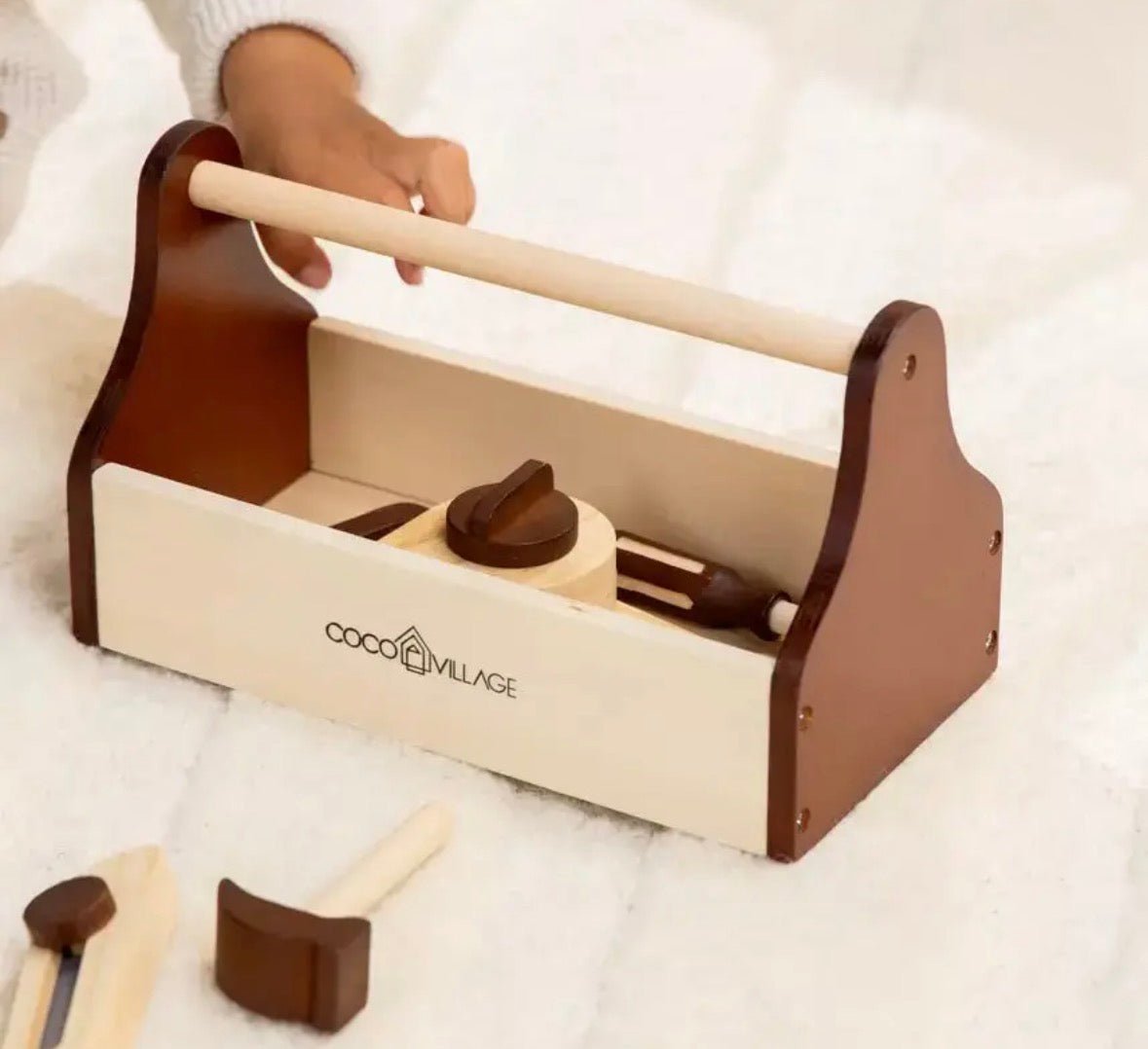 Coco Village Wooden Tool Playset - Flea Boutiques
