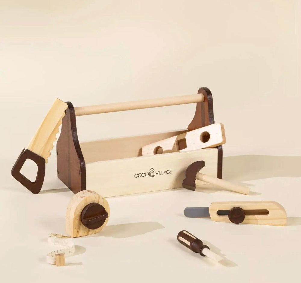 Coco Village Wooden Tool Playset