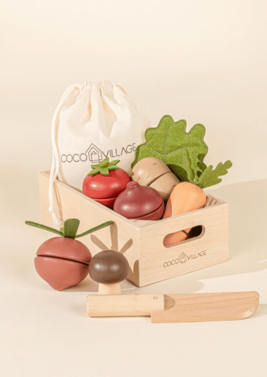 Coco Village Wooden Veggie Set
